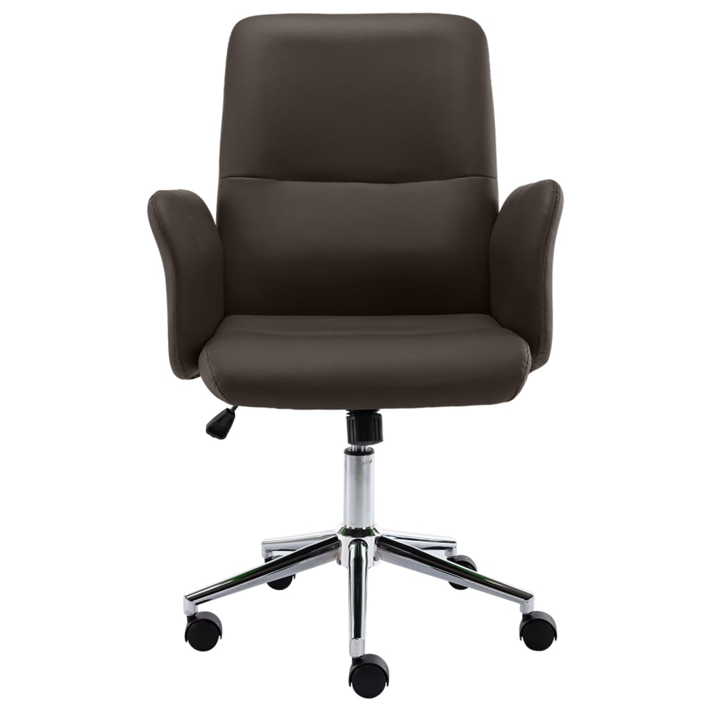 Bürostuhl Braun Kunstleder