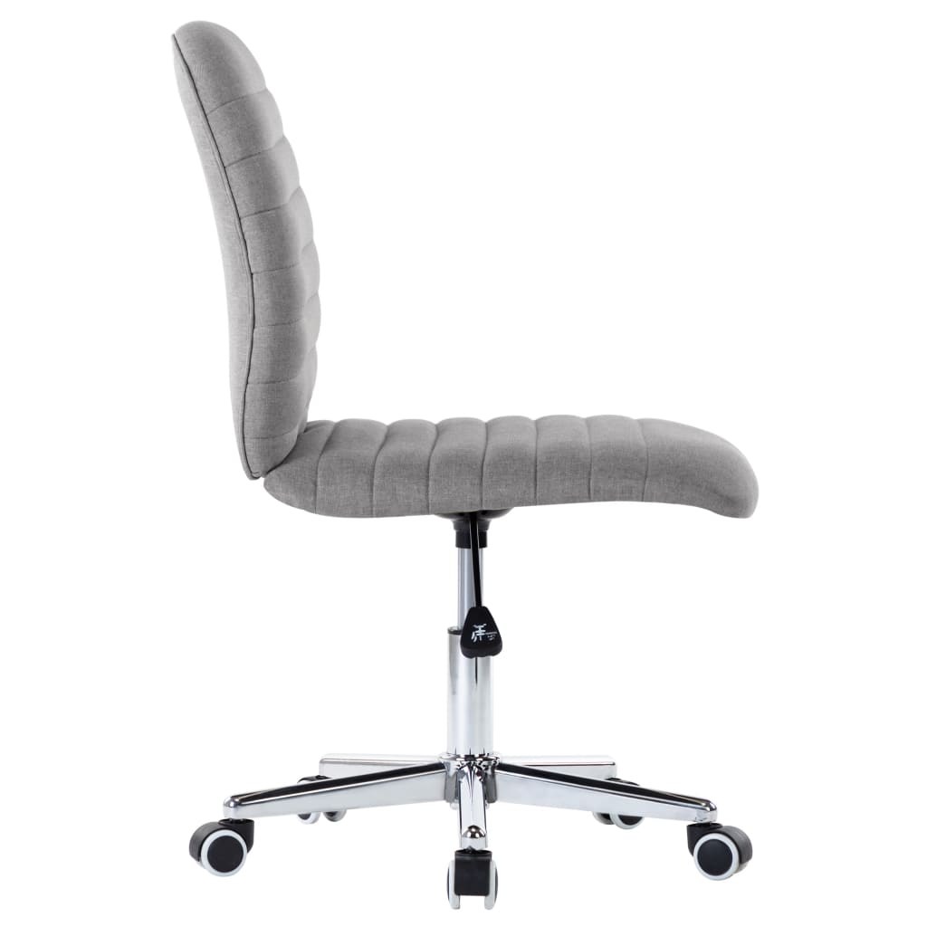 Dining chairs 2 pcs. Light grey fabric