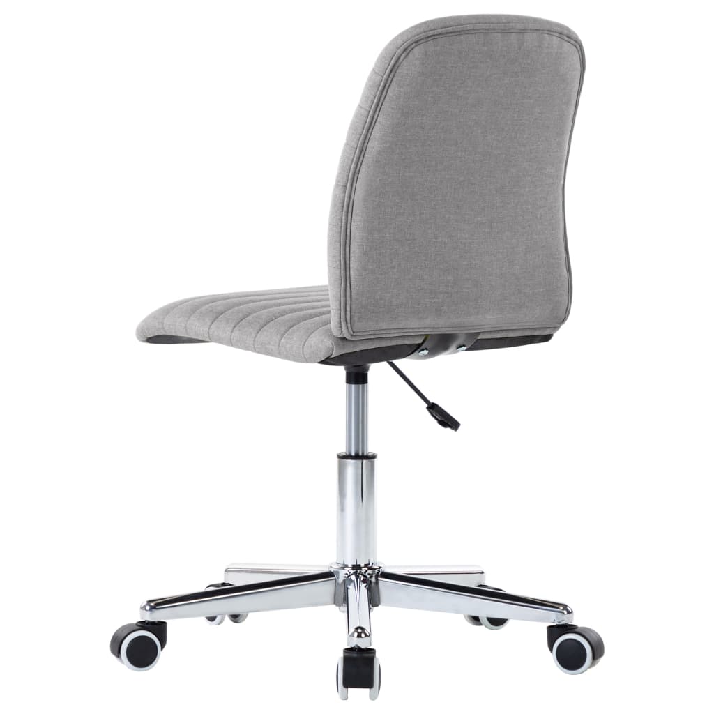 Dining chairs 2 pcs. Light grey fabric