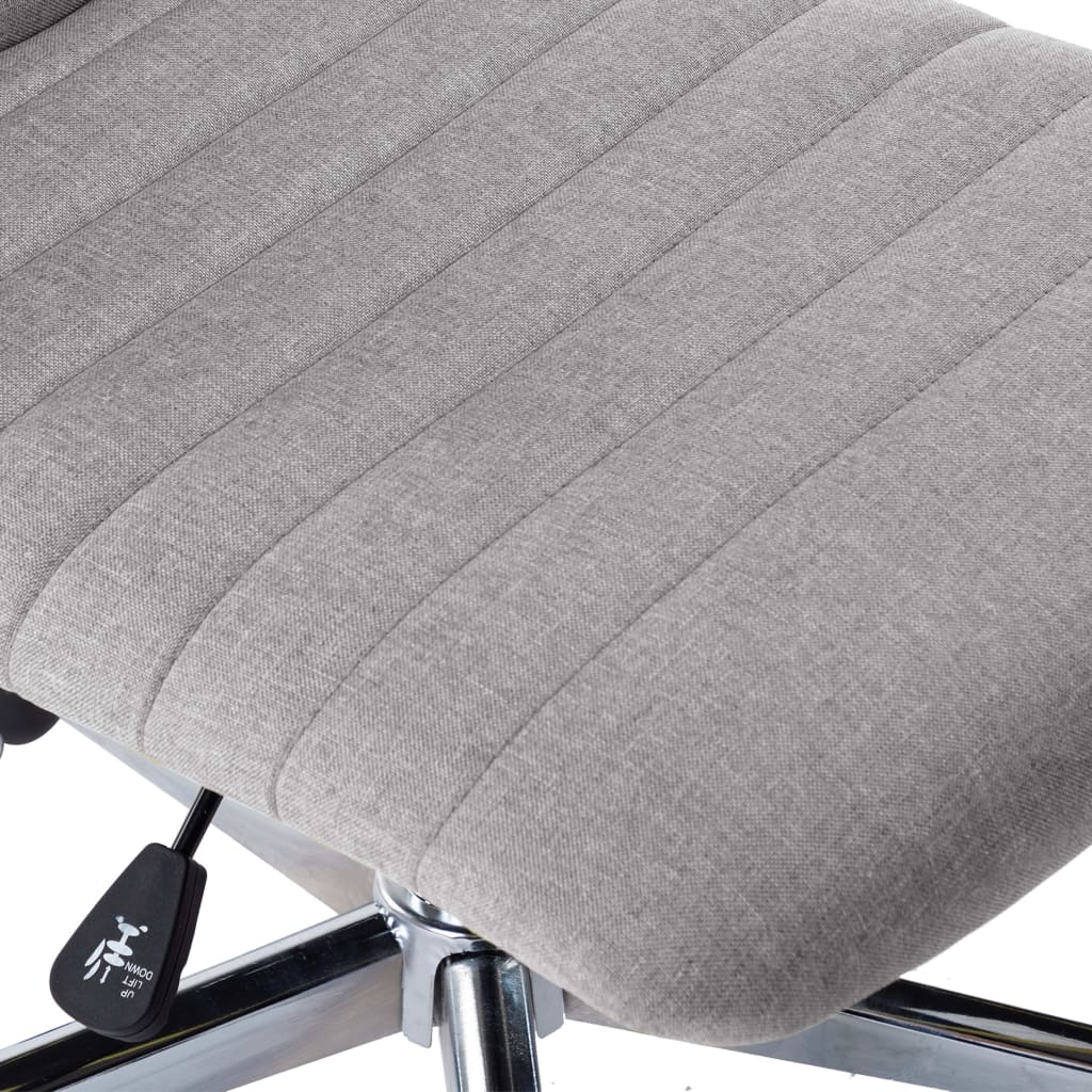 Dining chairs 2 pcs. Light grey fabric