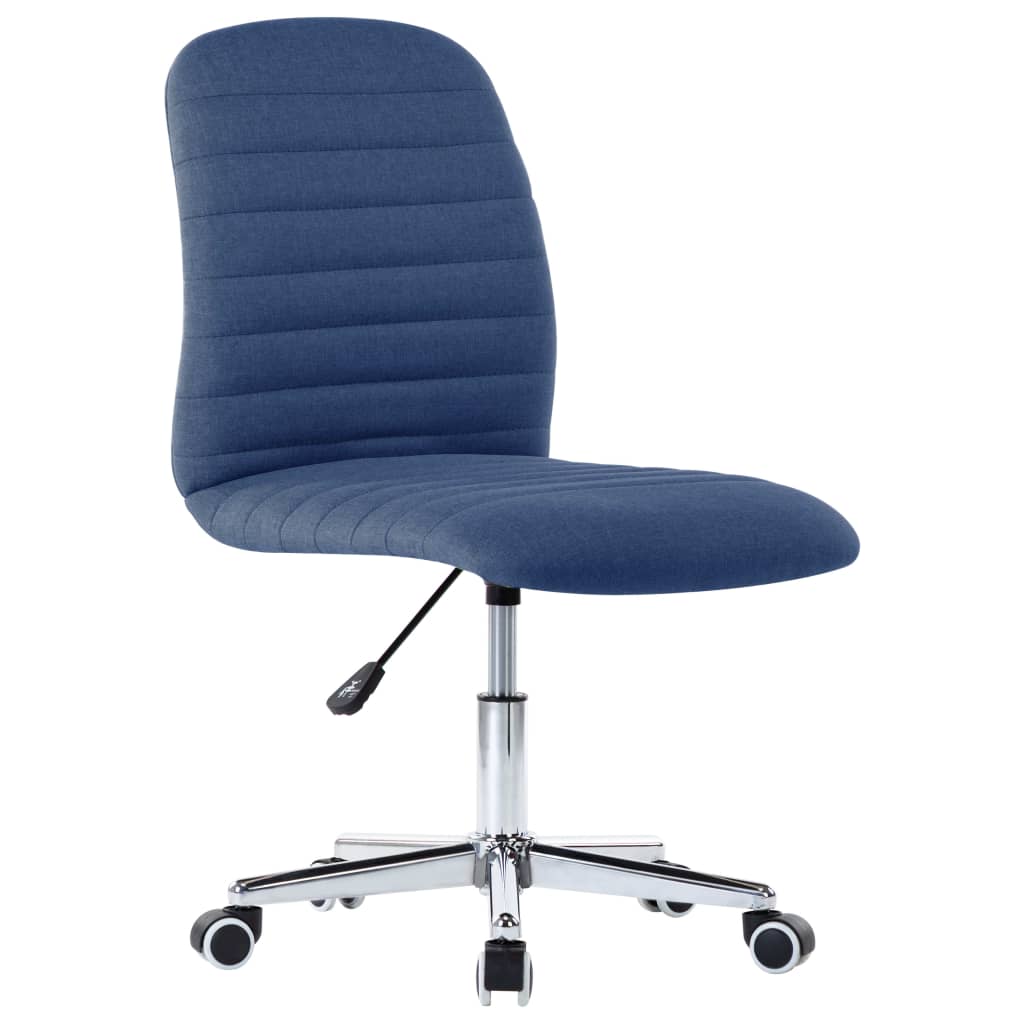 Dining chairs 2 pcs. Blue fabric