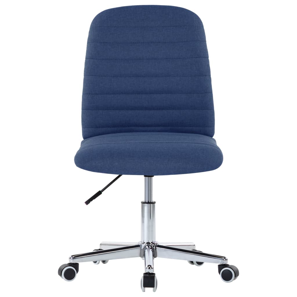 Dining chairs 2 pcs. Blue fabric