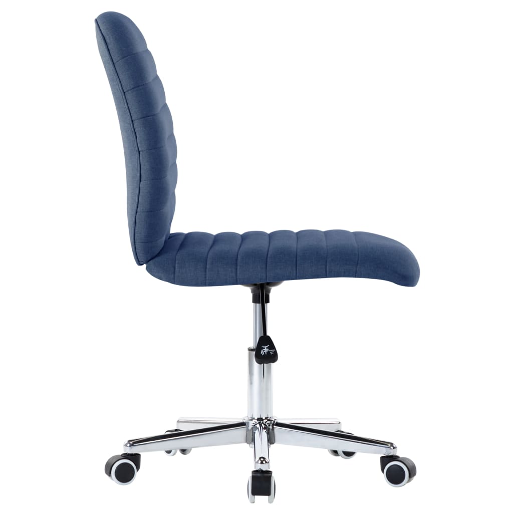 Dining chairs 2 pcs. Blue fabric