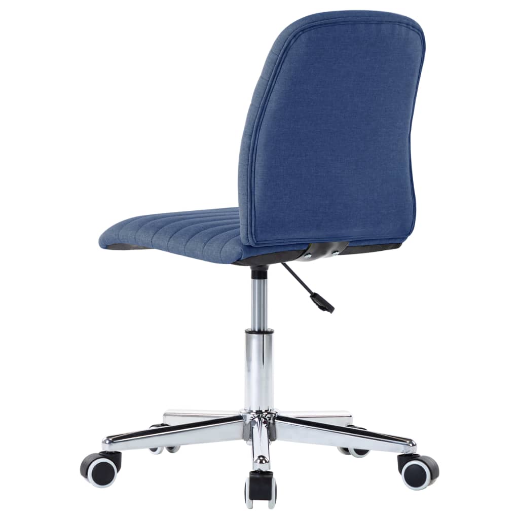 Dining chairs 2 pcs. Blue fabric