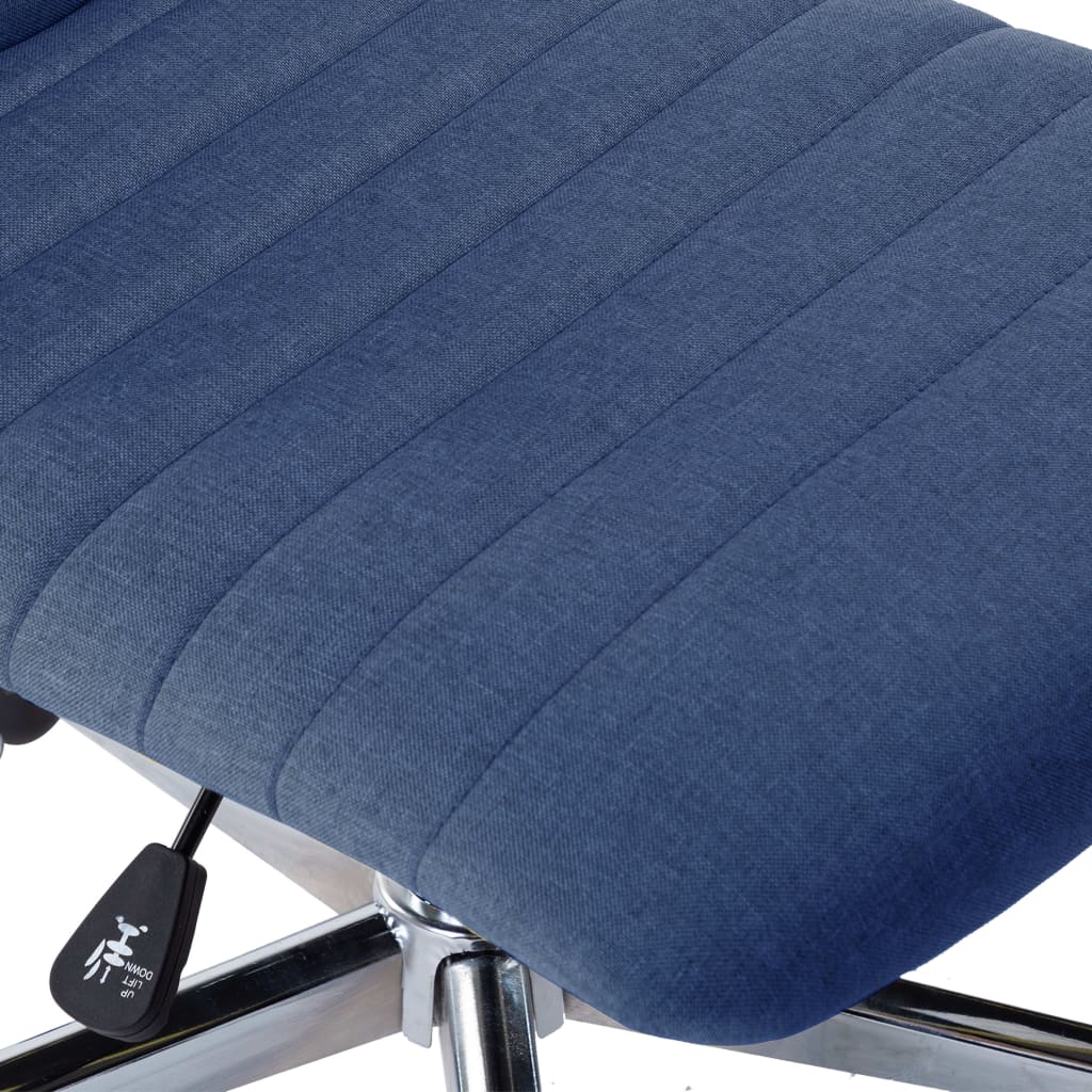 Dining chairs 2 pcs. Blue fabric
