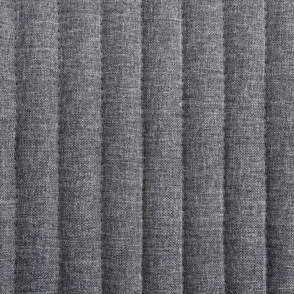 Dining chairs 2 pcs. Dark grey fabric