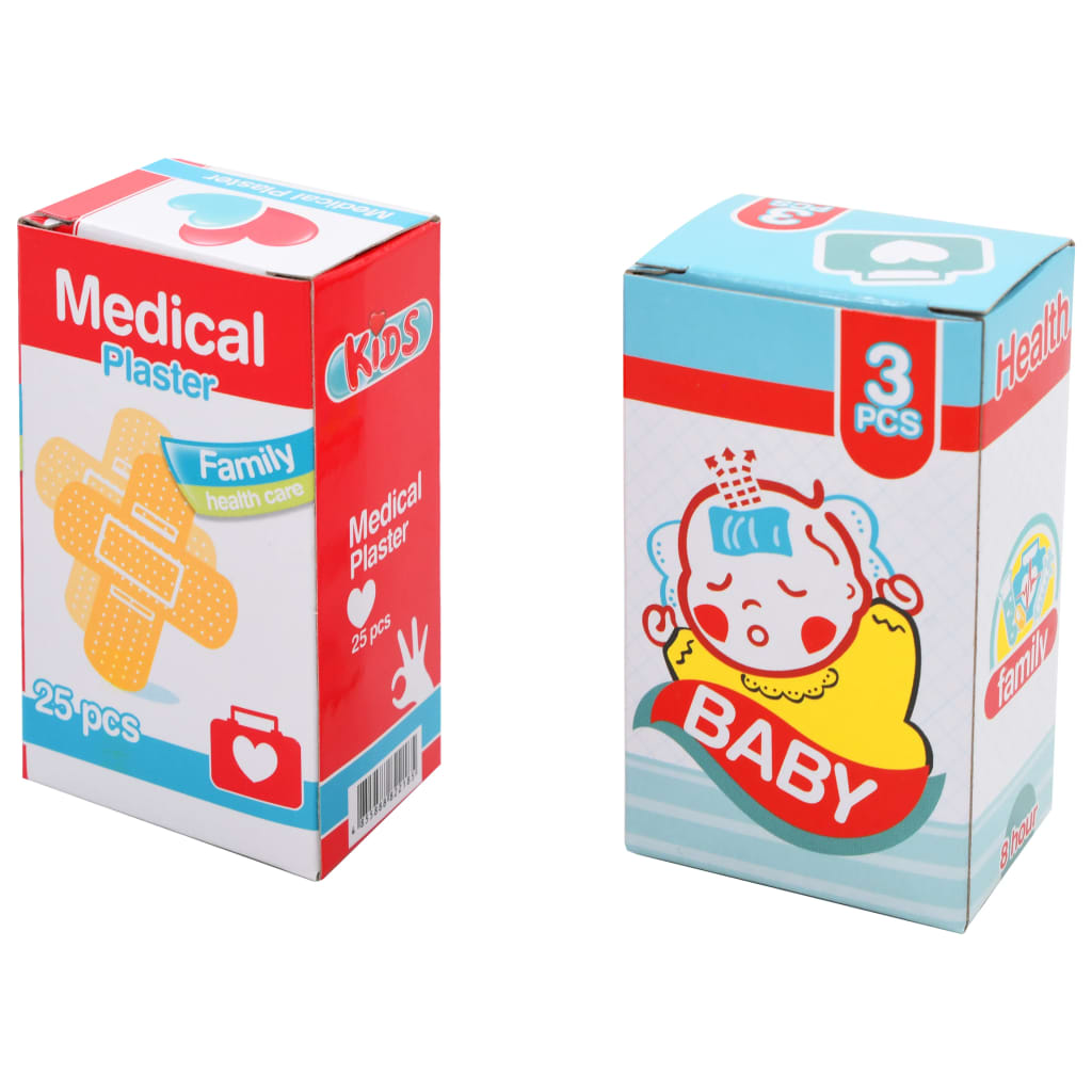 15 pièces. Coffret jeu de médecin enfant 38 x 30 x 67,5 cm