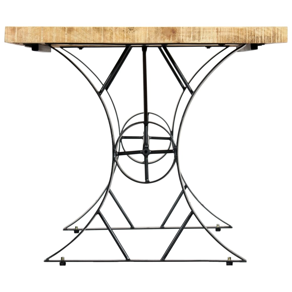 Table à manger 180×90×76 cm en bois de manguier massif
