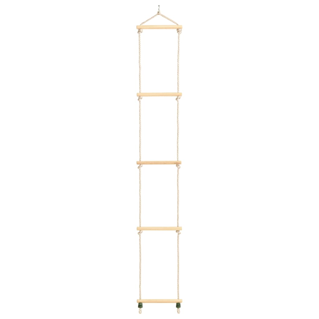 Échelle de corde pour enfants en bois massif et PE 30x168 cm