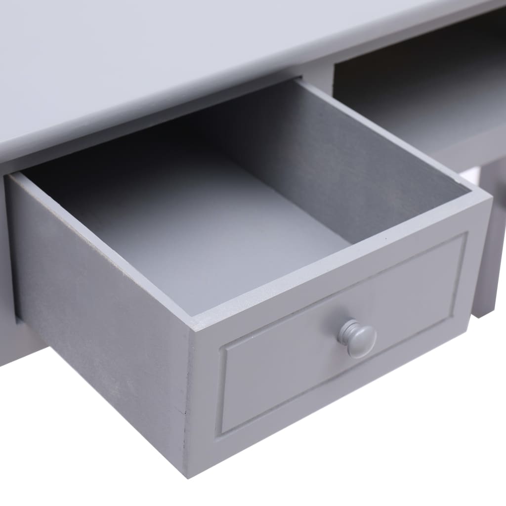 Bureau Gris 110×45×76 cm Bois