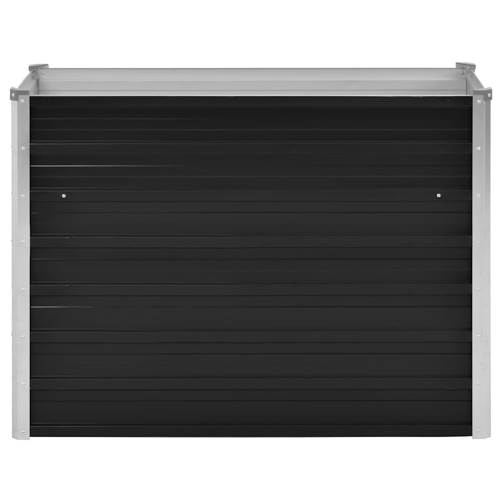 Garden Raised Bed Anthracite 100 x 40 x 77 cm Galvanized Steel