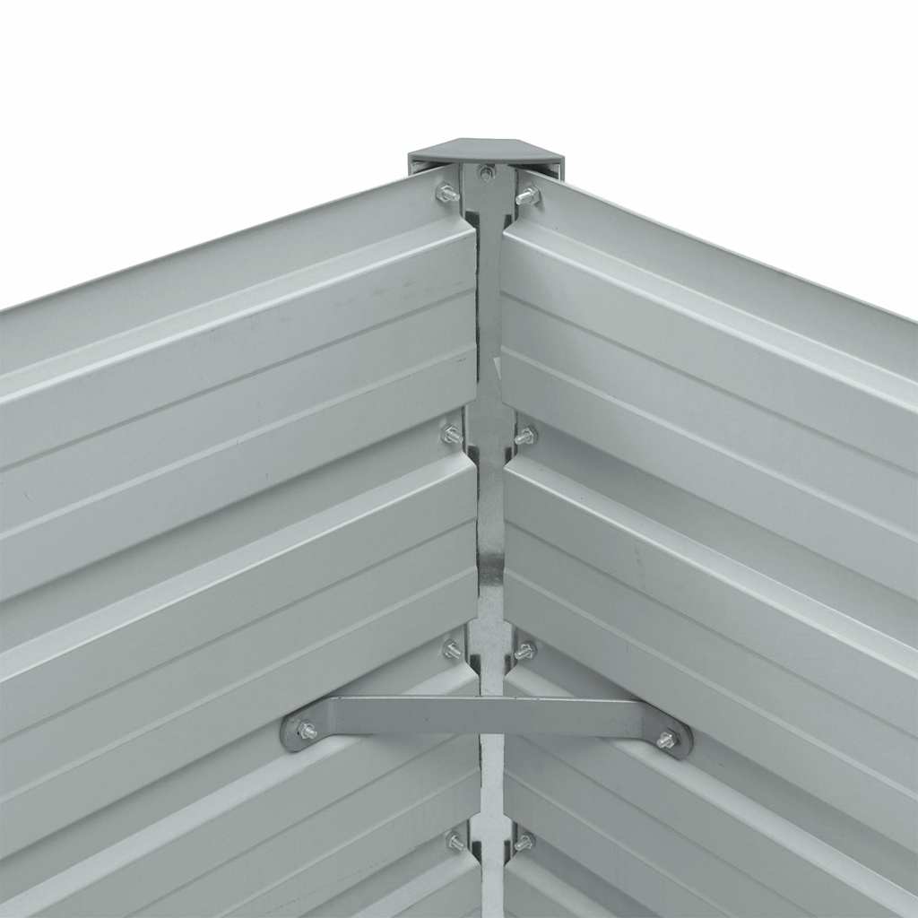 Garden Raised Bed Anthracite 100 x 40 x 45 cm Galvanized Steel