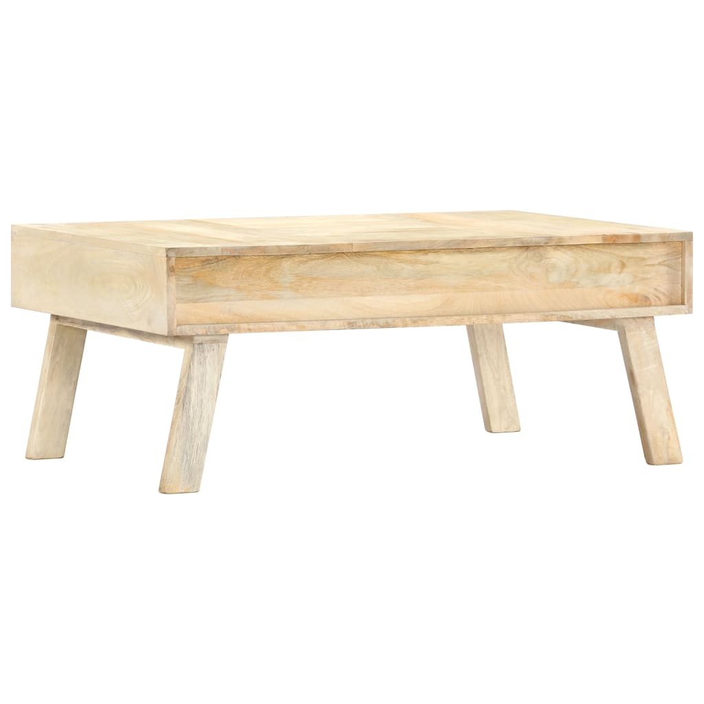 Coffee table 100×60×40 cm solid mango wood