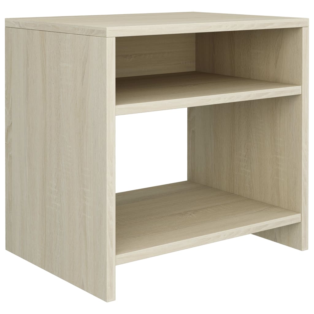 Bedside table Sonoma oak 40x30x40 cm wood material