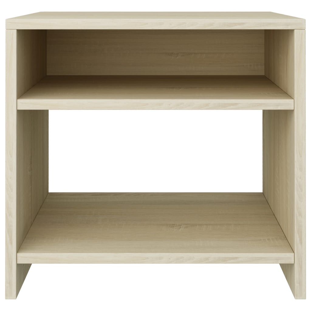 Bedside table Sonoma oak 40x30x40 cm wood material