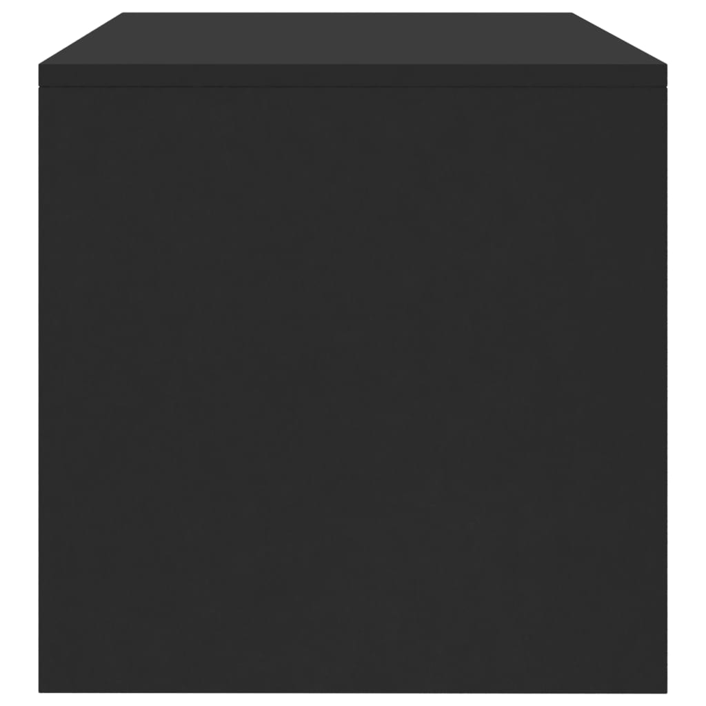 Meuble TV noir 120x40x40 cm en bois