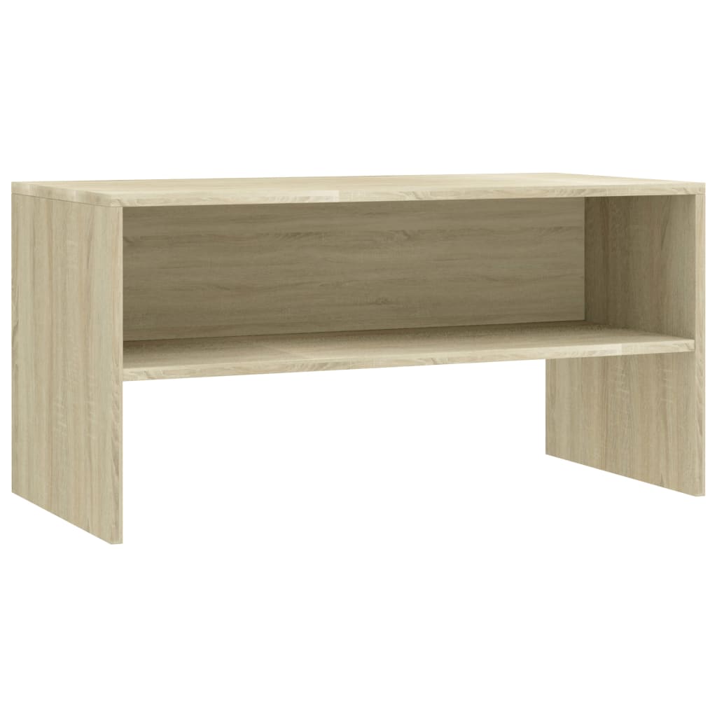 Meuble TV chêne Sonoma 80x40x40 cm matériau bois