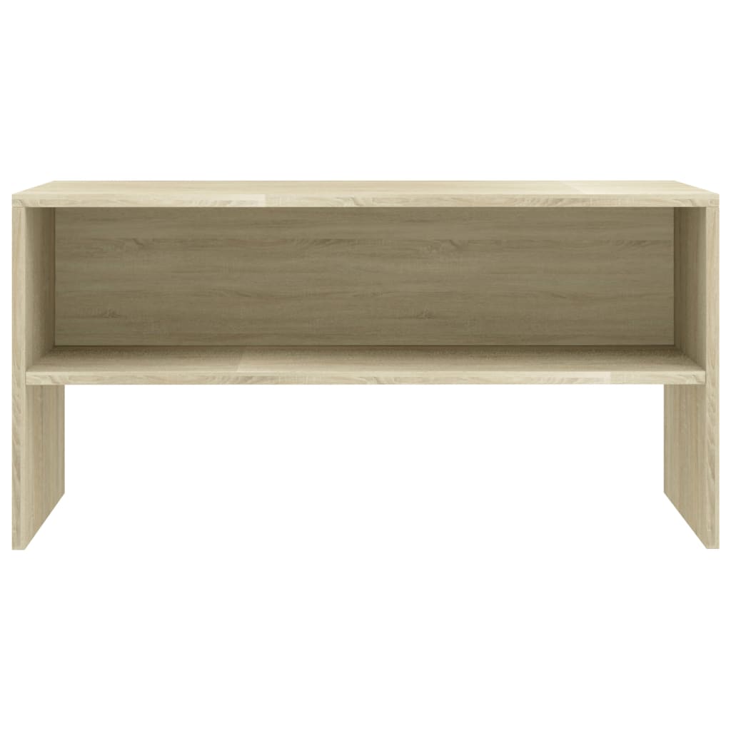 Meuble TV chêne Sonoma 80x40x40 cm matériau bois