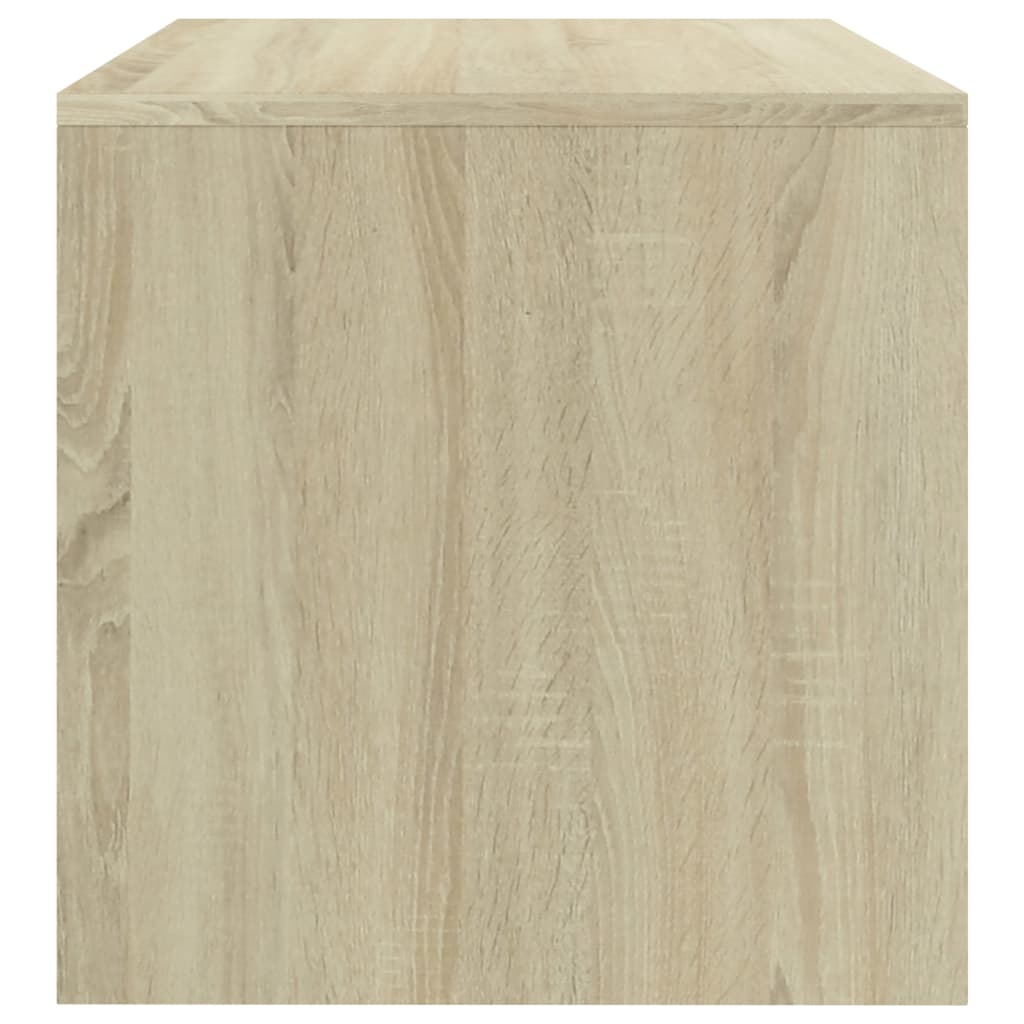 Meuble TV chêne Sonoma 80x40x40 cm matériau bois
