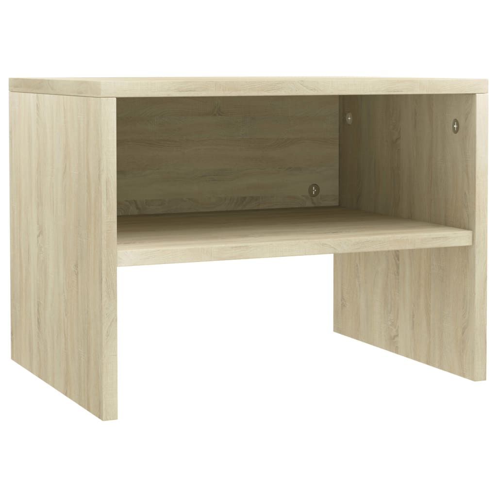 Table de chevet chêne Sonoma 40x30x30 cm en bois