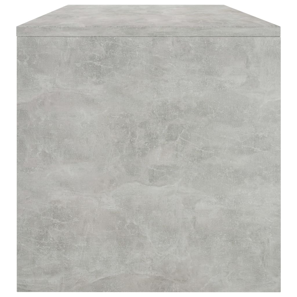 Table basse gris béton 100x40x40 cm en bois