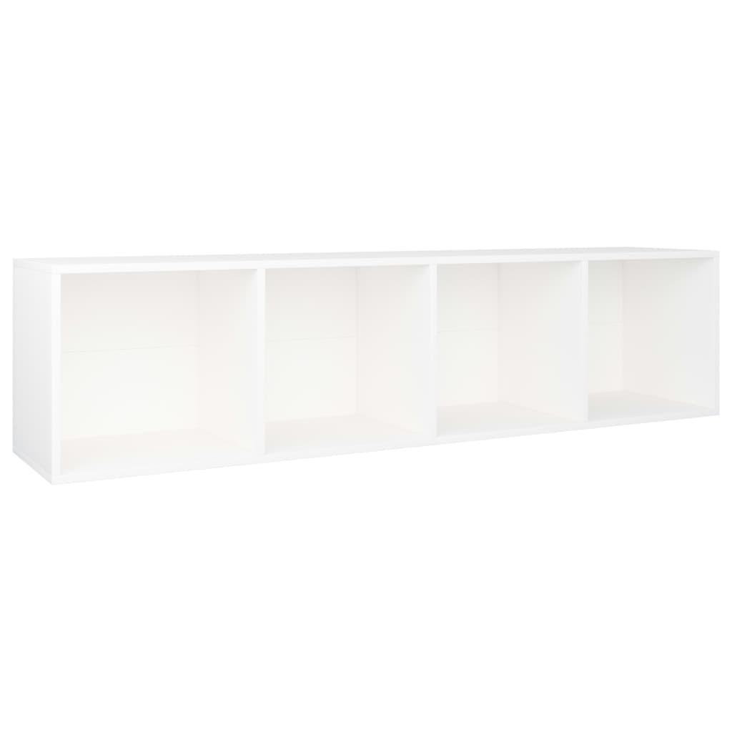 Bibliothèque/meuble TV blanc 36×30×143 cm matériau bois