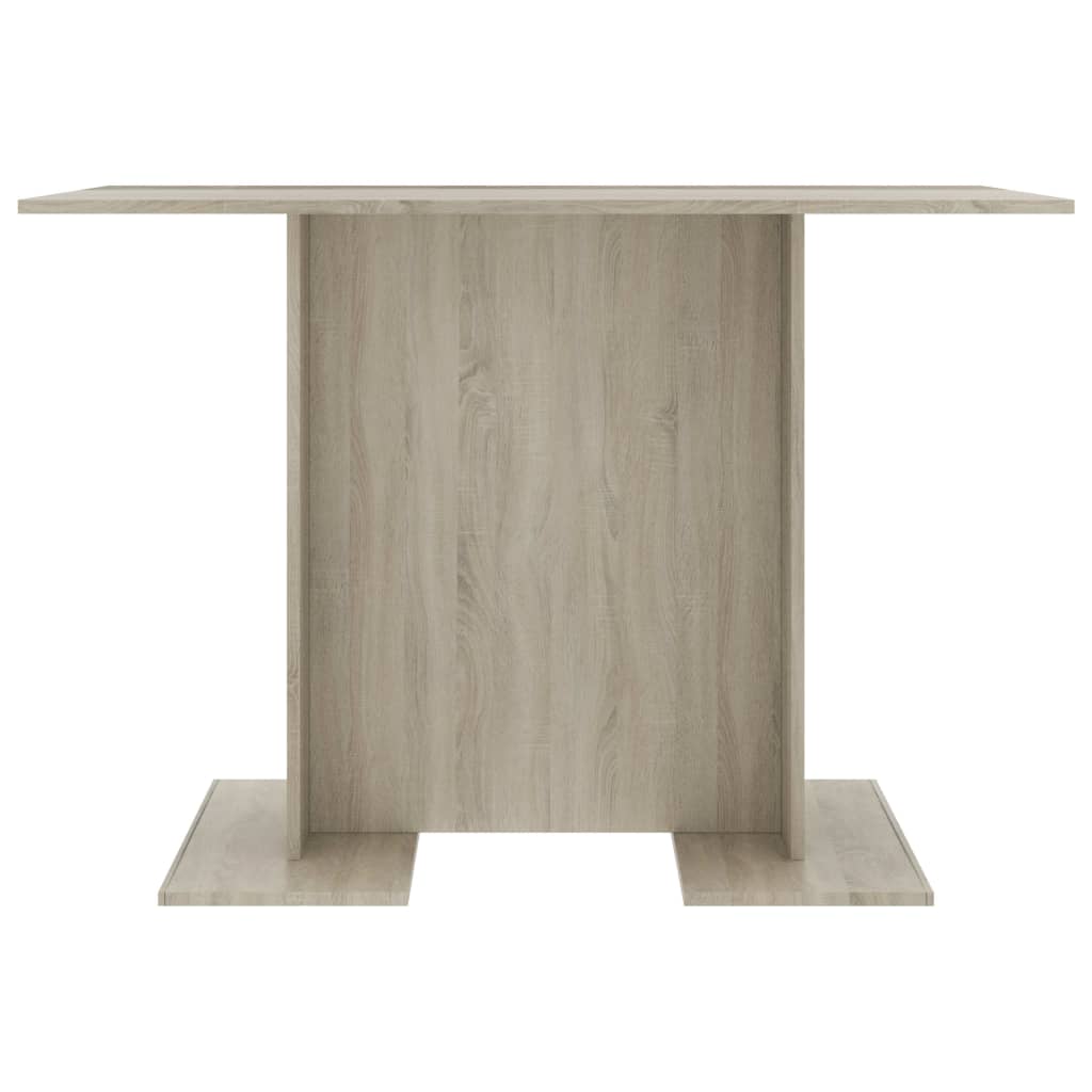 Table à manger chêne Sonoma 110x60x75 cm matériau bois