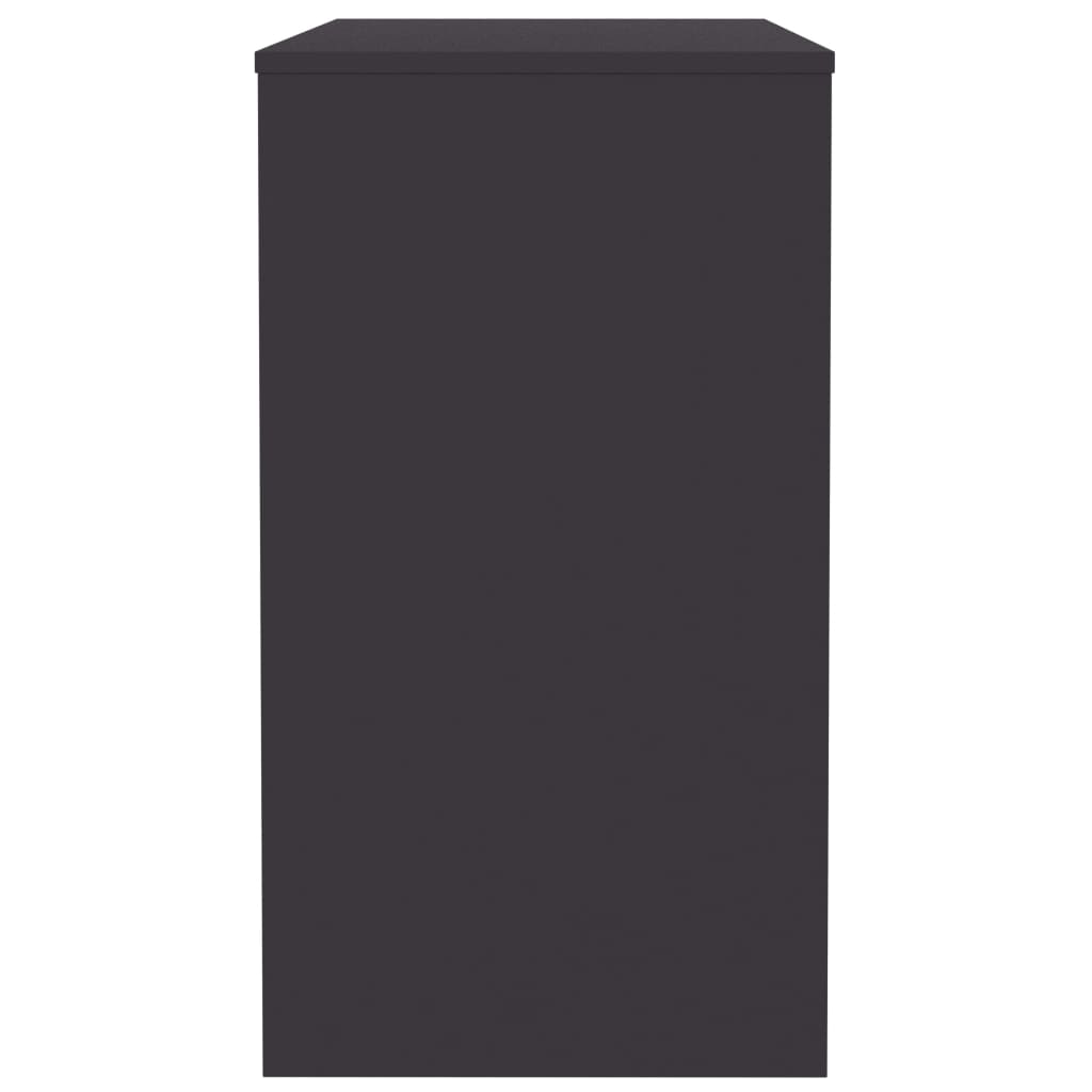 Schreibtisch Grau 90x40x72 cm Holzwerkstoff