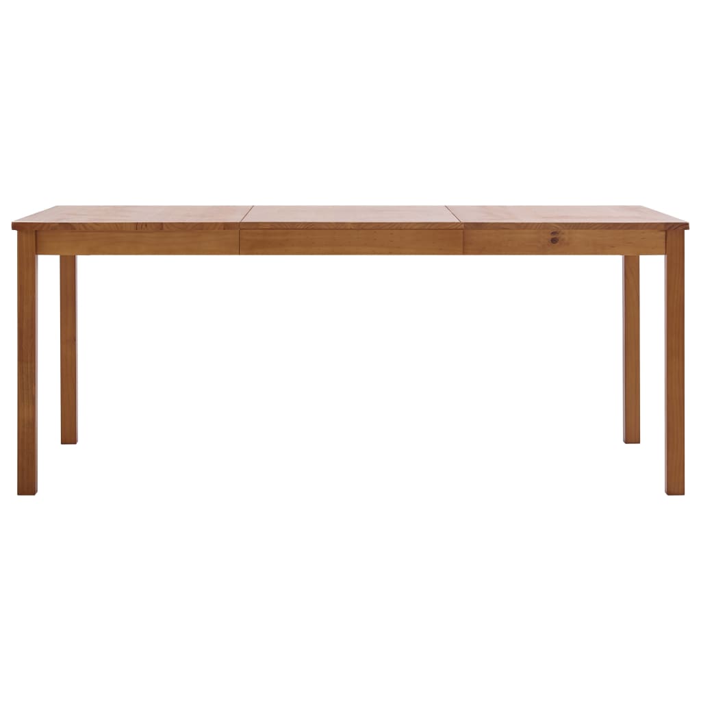 Table à manger en pin brun miel 180 x 90 x 73 cm