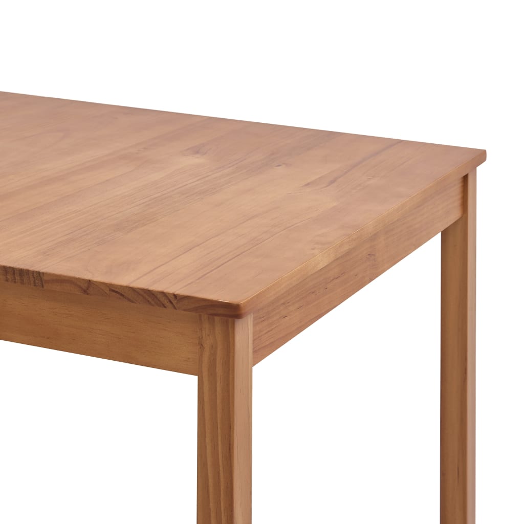 Table à manger en pin brun miel 180 x 90 x 73 cm