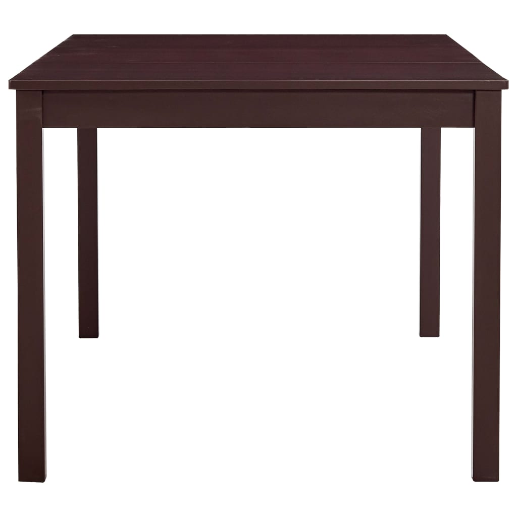 Table à manger marron foncé 180 x 90 x 73 cm en pin