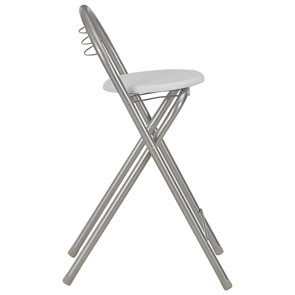 3-piece bar set with shelves, wood and white steel