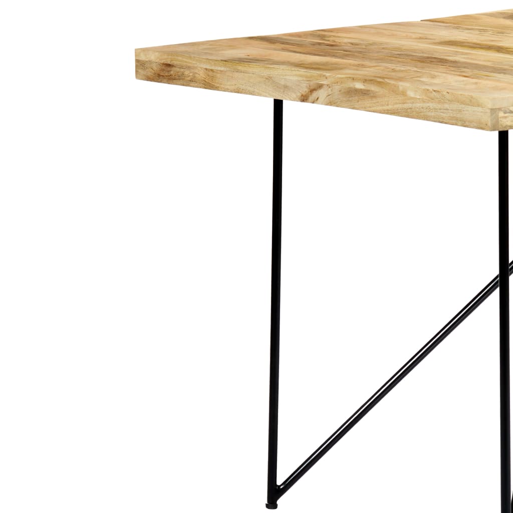 Dining table 180×90×76 cm solid mango wood