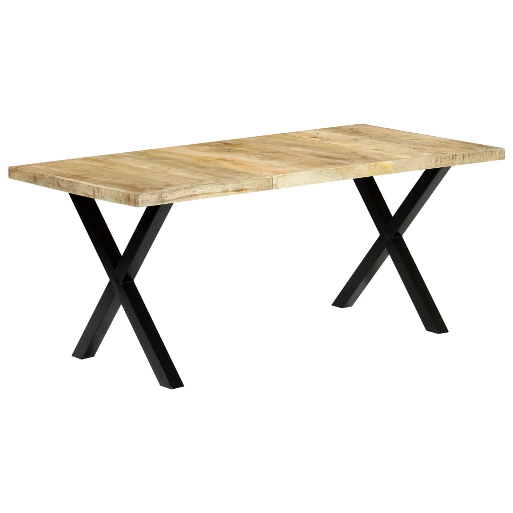 Table à manger 180×90×76 cm en bois de manguier massif