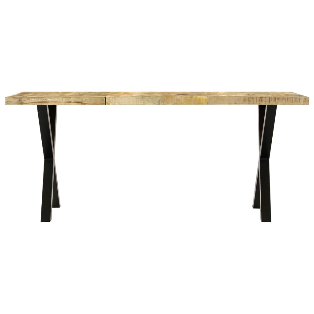 Table à manger 180×90×76 cm en bois de manguier massif