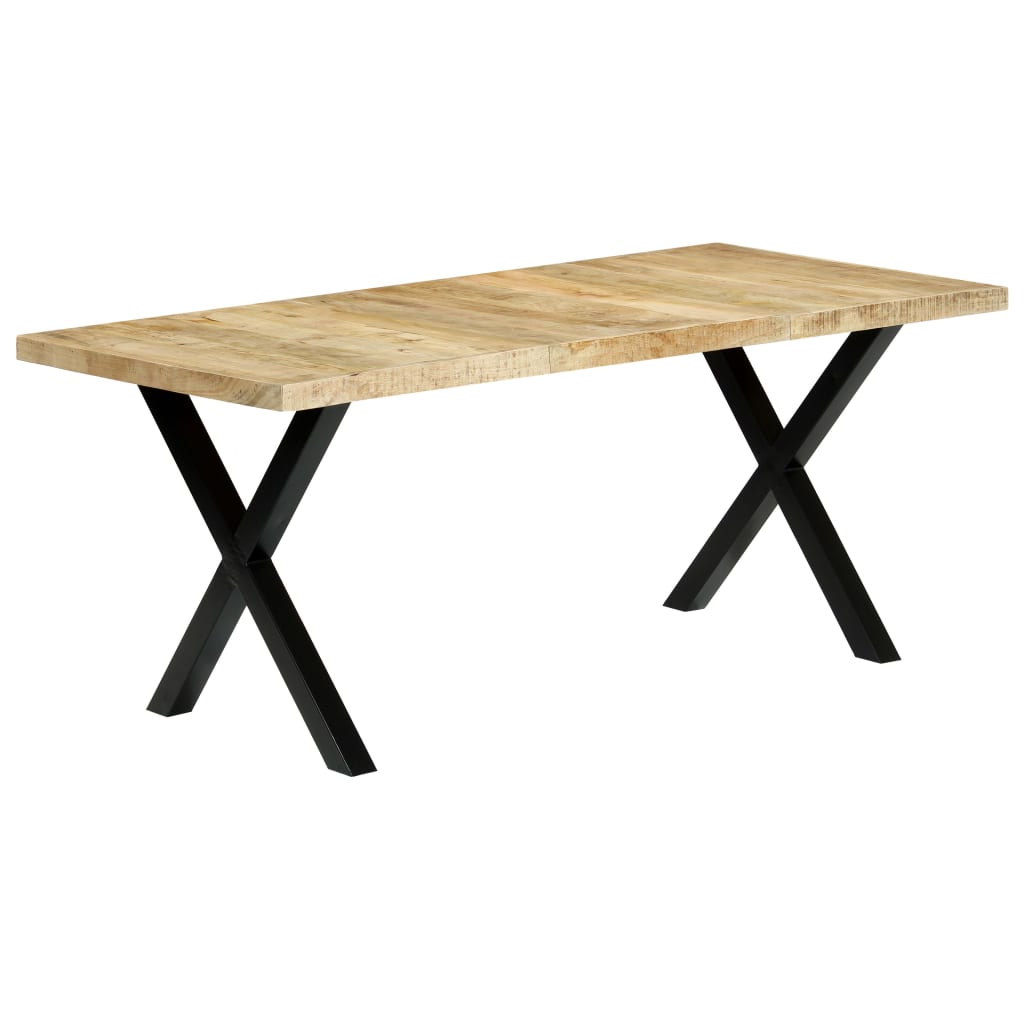 Table à manger 180×90×76 cm en bois de manguier massif