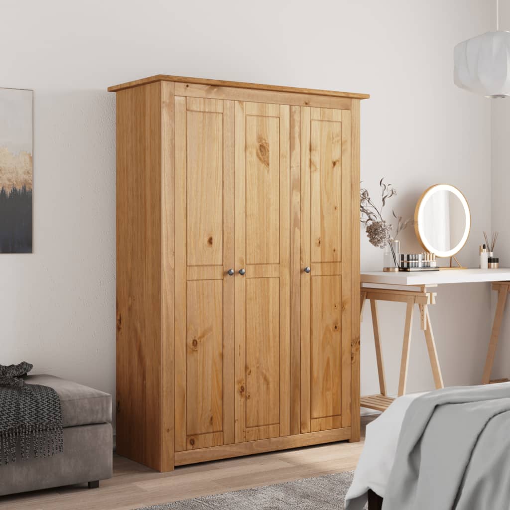 Wardrobe 3-door 118×50×171.5 cm pine Panama series