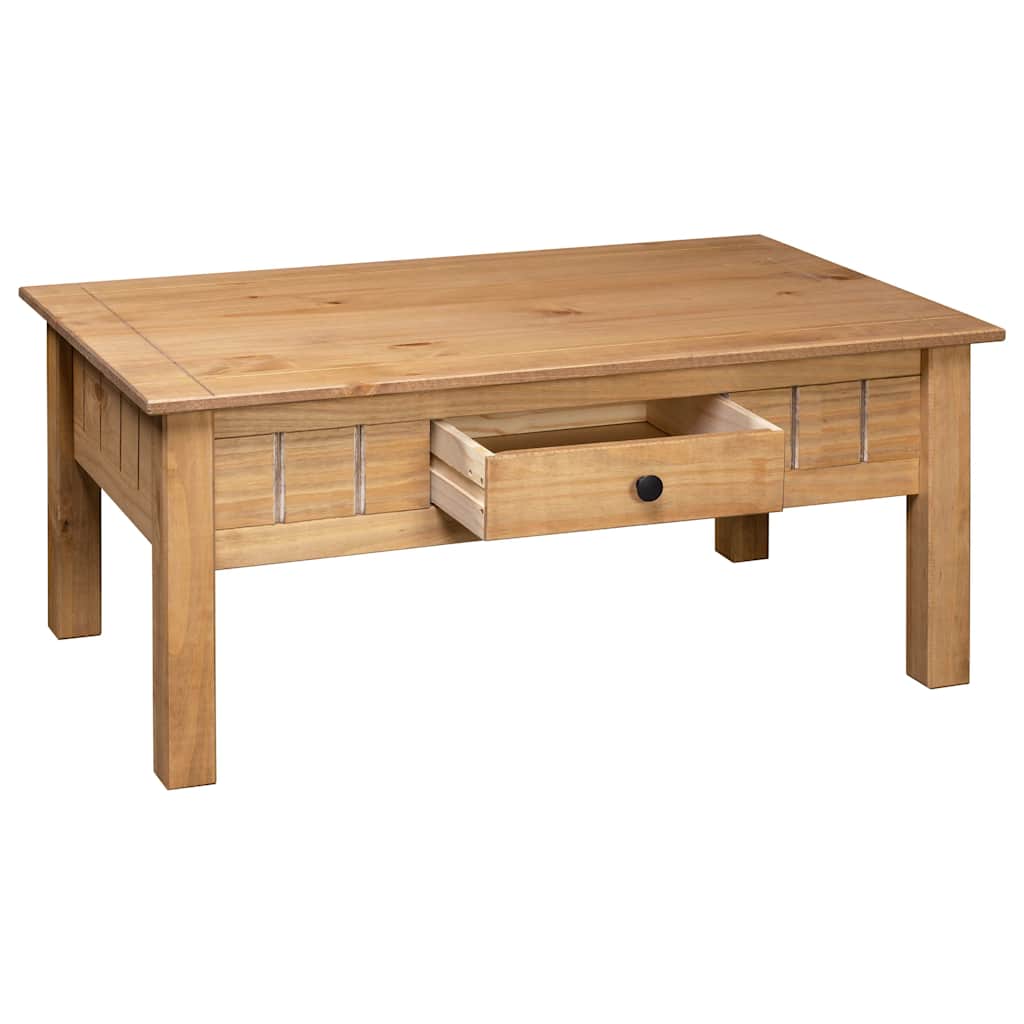 Couchtisch 100x60x43,5 cm Massivholz Panama-Kiefer