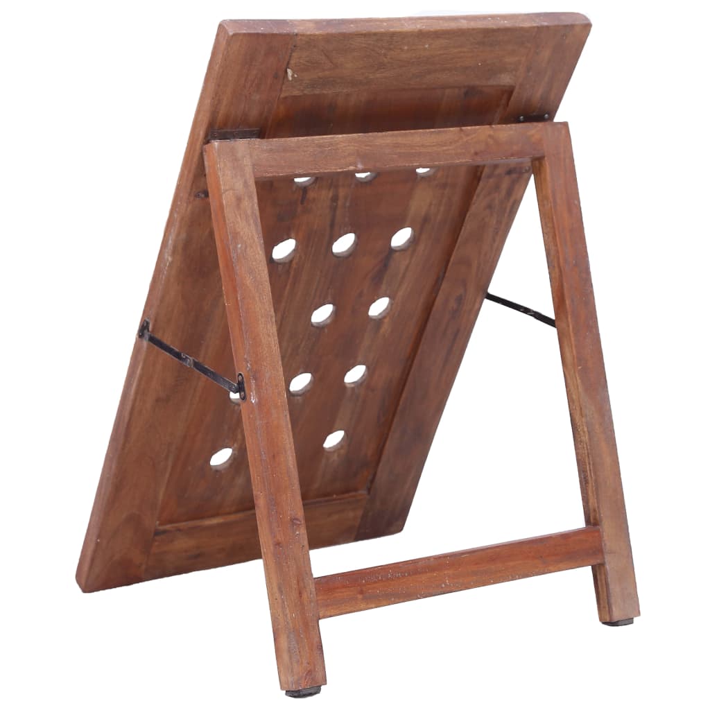Weinregal für 15 Flaschen 47×28×78 cm Massives Altholz