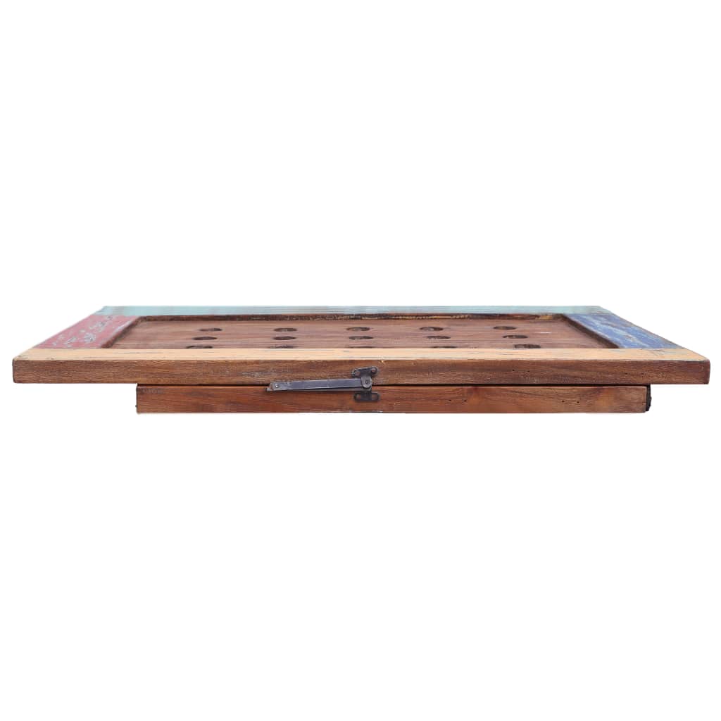 Weinregal für 15 Flaschen 47×28×78 cm Massives Altholz