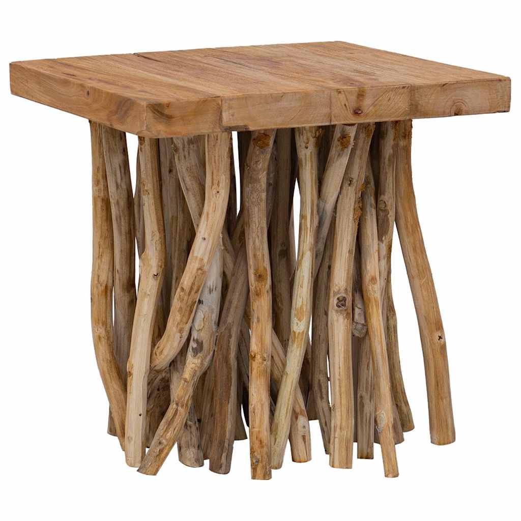 Couchtisch aus Rundholz 40x40x40 cm Massivholz