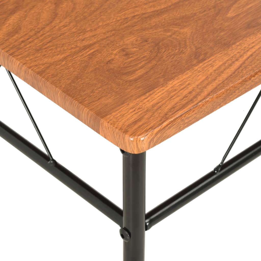 Dining room chairs 2 pcs. Brown MDF