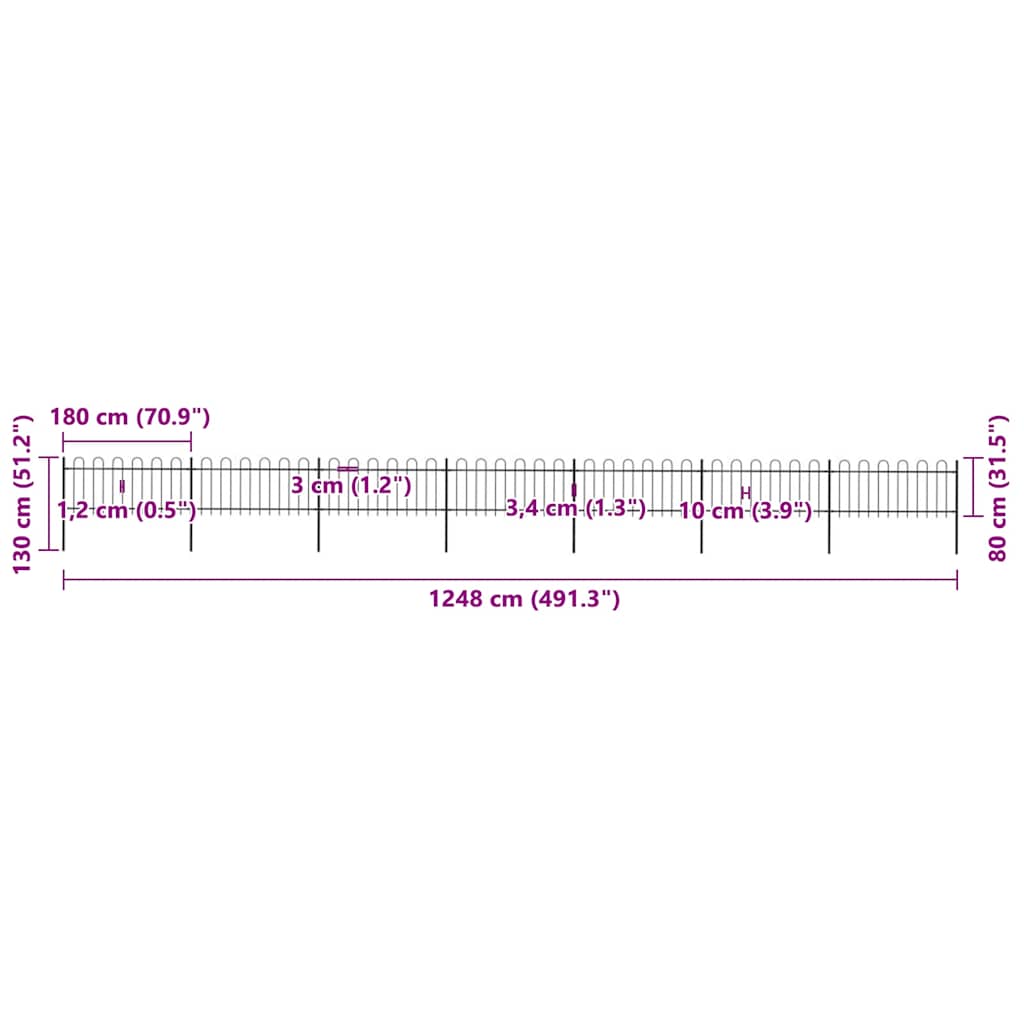 Gartenzaun | Stahl | Robust | Modern