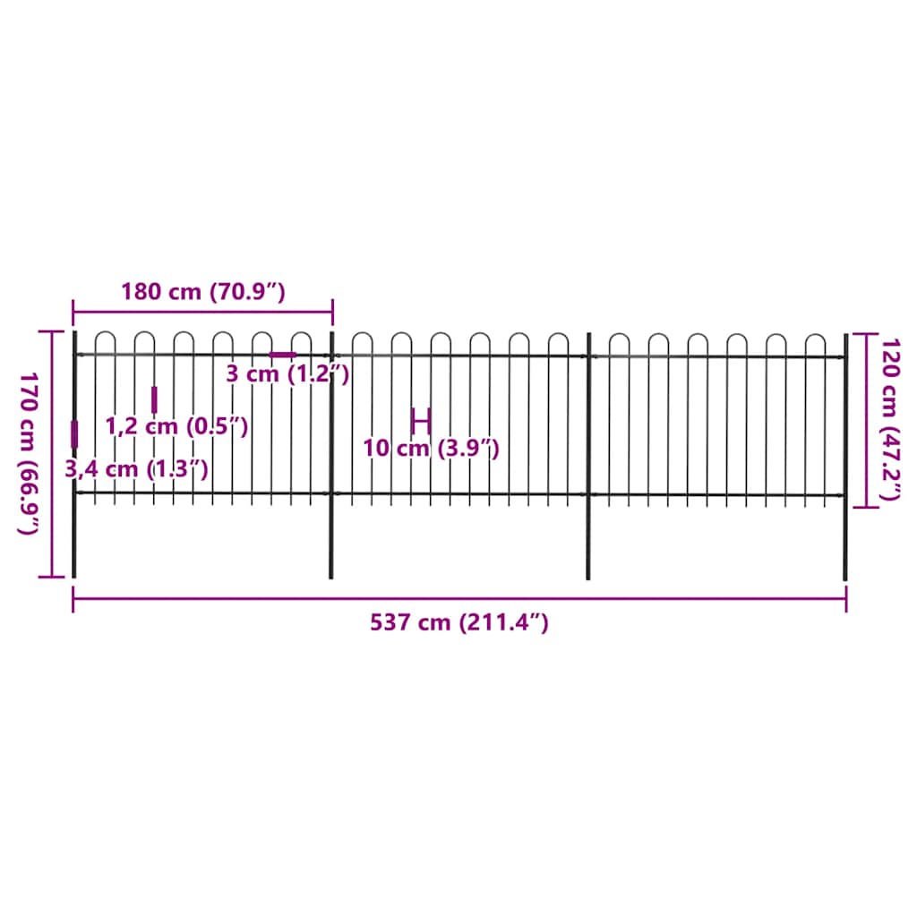 Gartenzaun | Stahl | Robust | Modern