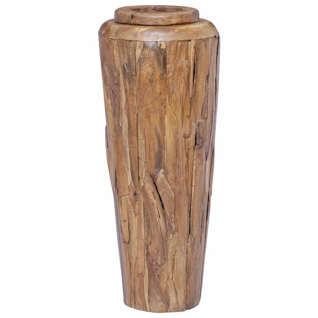 Deko-Vase 40 x 100 cm Massivholz Teak