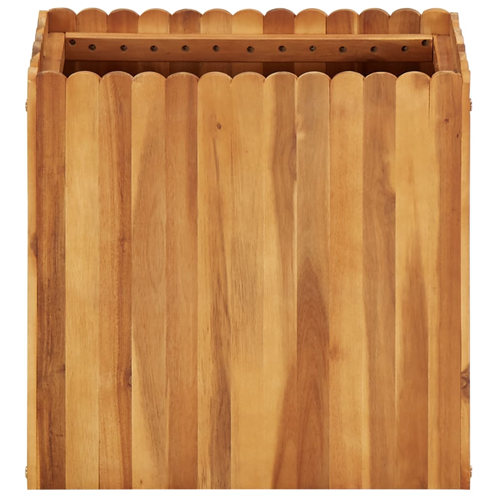 Garden raised bed 50 x 30 x 50 cm solid acacia wood