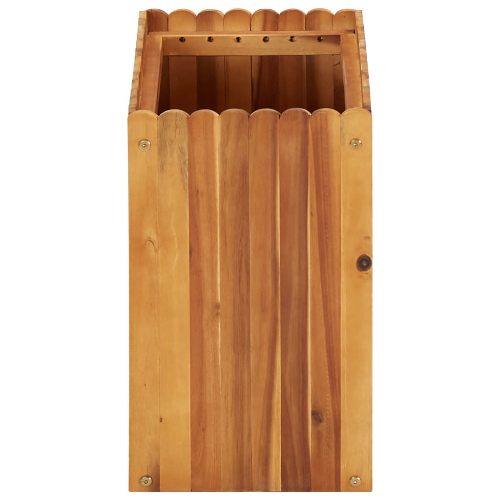 Garden raised bed 50 x 30 x 50 cm solid acacia wood