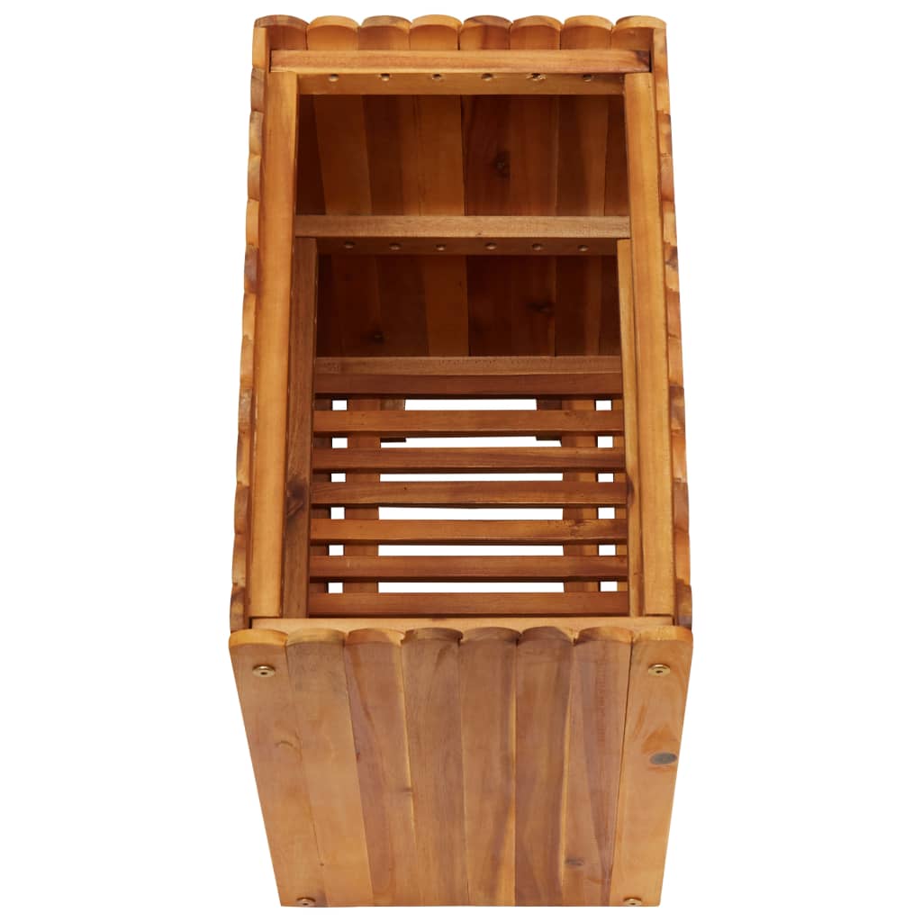 Garden raised bed 50 x 30 x 50 cm solid acacia wood