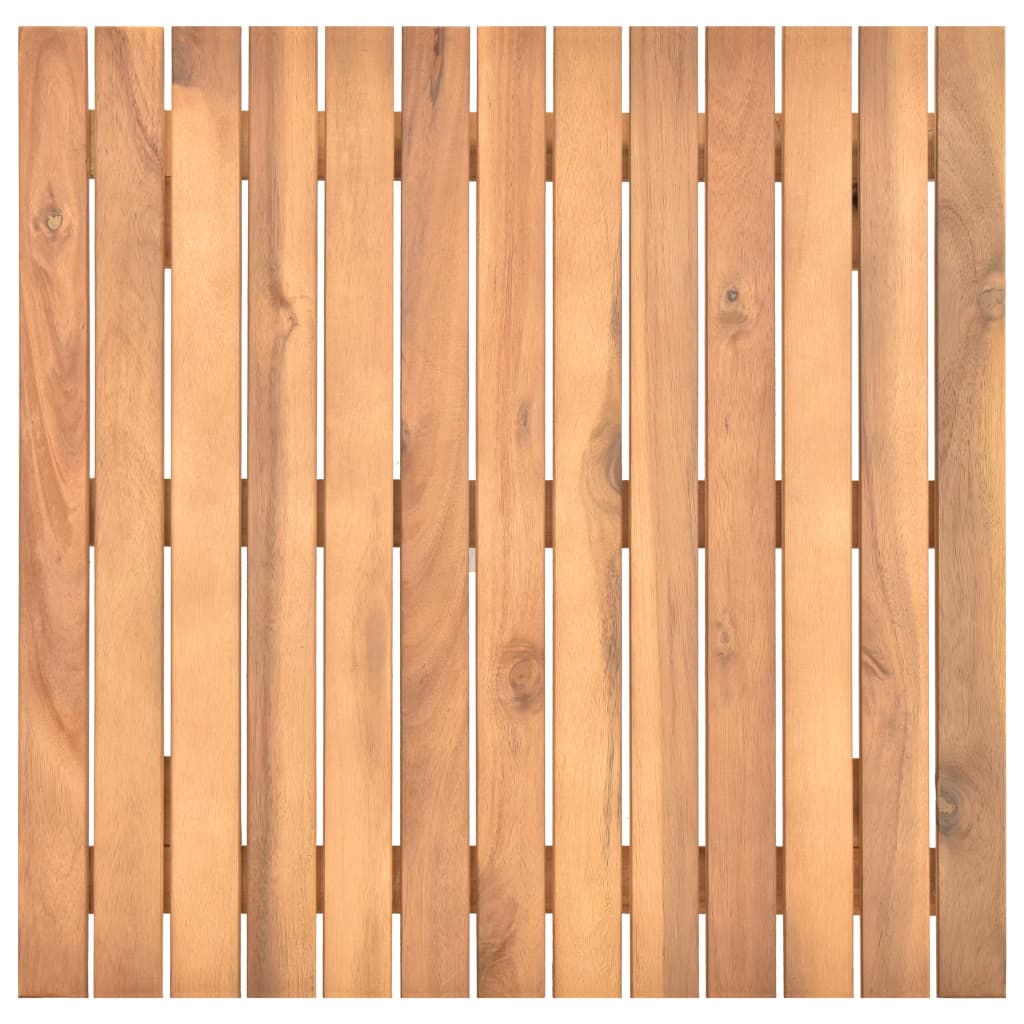 Table basse de jardin 60x60x36 cm en bois d'acacia massif