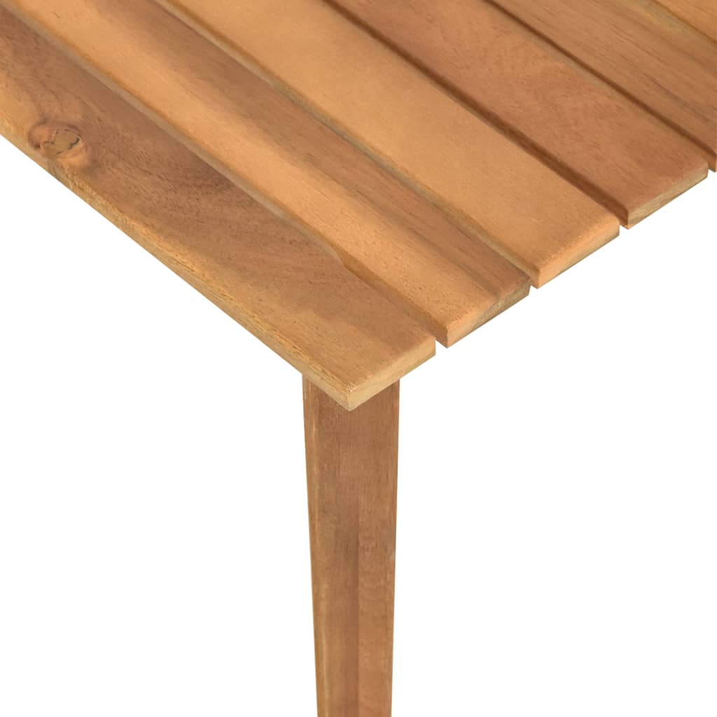 Table basse de jardin 60x60x36 cm en bois d'acacia massif